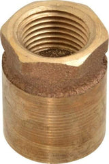 NIBCO - 1 x 1/2" Cast Copper Pipe Adapter - FTG x F, Pressure Fitting - USA Tool & Supply