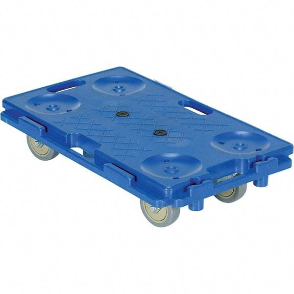 Vestil - 250 Lb Capacity Plastic Dolly - 26" Long x 16" Wide - USA Tool & Supply
