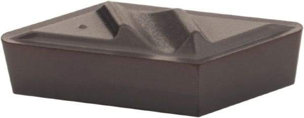 Kennametal - NPGR52, KCU25 Grade Carbide Profiling Insert - AlTiN Finish, 55° Incl Angle, Parallelogram, 0.4566" Side Length, 1/8" Thick, 1/32" Corner Radius - USA Tool & Supply