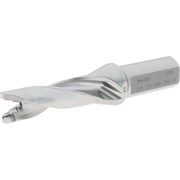 Iscar - 22mm to 22.9mm Diam, 3xD, 66mm Max Depth, 25mm Shank Diam, 156.8mm OAL, Replaceable-Tip Drill - FCP, ICK, ICK-2M, ICM, ICN, ICP, iCP-2M Insert, 22 Seat Size, 70640255 Toolholder, Series SumoCham - USA Tool & Supply