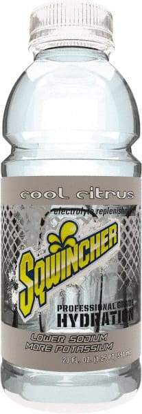 Sqwincher - 20 oz Bottle Cool Citrus Activity Drink - Ready-to-Drink - USA Tool & Supply