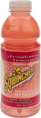 Sqwincher - 20 oz Bottle Strawberry Lemonade Activity Drink - Ready-to-Drink - USA Tool & Supply