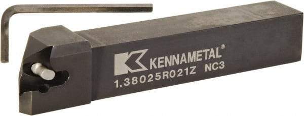 Kennametal - 1.380...92DEG, Right Hand Cut, -2° Lead Angle, 1" Shank Height x 1" Shank Width, Indexable Turning Toolholder - 6" OAL, D4FIX..R.. Insert Compatibility, Series Fix-Perfect - USA Tool & Supply