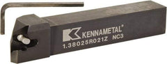 Kennametal - 1.380...92DEG, Right Hand Cut, -2° Lead Angle, 1" Shank Height x 1" Shank Width, Indexable Turning Toolholder - 6" OAL, D4FIX..R.. Insert Compatibility, Series Fix-Perfect - USA Tool & Supply