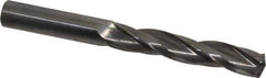 Accupro - 5/8" 150° Solid Carbide Jobber Drill - Bright Finish, Spiral Flute, 6" OAL, Standard Point - USA Tool & Supply