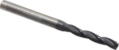Accupro - 13/64" 150° Solid Carbide Jobber Drill - AlTiN Finish, Spiral Flute, 3" OAL, Standard Point - USA Tool & Supply