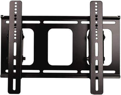 Video Mount - Flat Panel Tilt Mount For 27 to 42 Inch LCD Monitor - Black, 100 Lbs. Load Capacity, 15° Max Tilt Angle, Wall Mount Tilting - USA Tool & Supply