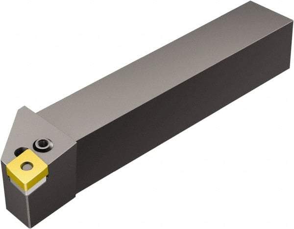 Sandvik Coromant - PCLN, Left Hand Cut, -5° Lead Angle, 25mm Shank Height x 25mm Shank Width, Negative Rake Indexable Turning Toolholder - 150mm OAL, CNMG 16 06 12 Insert Compatibility, Series T-Max P - USA Tool & Supply