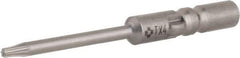 Wera - 4mm Drive, Torx Precision Screwdriver Bit - 1-9/16" OAL - USA Tool & Supply