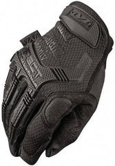Mechanix Wear - Size 2XL Synthetic Leather/TPR Anti-Vibration/Impact Protection Work Gloves - For Mechanic's & Lifting, Uncoated, Hook & Loop Cuff, Full Fingered, Black, Paired - USA Tool & Supply