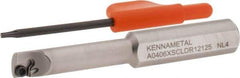 Kennametal - 0.285" Min Bore Diam, 2-1/2" OAL, 3/8" Shank Diam, Indexable Boring Bar - 1-1/4" Max Bore Depth - USA Tool & Supply