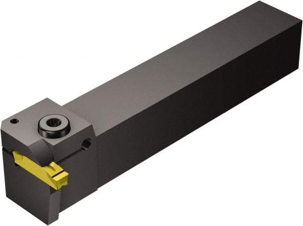 Sandvik Coromant - R/LG123..CM, Right Hand, Indexable Grooving Tool Holder - N123K2-0600-0004-TF Insert Compatibility, 25mm Shank Height, 25mm Shank Width, 150mm OAL - USA Tool & Supply