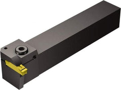 Sandvik Coromant - R/LG123..CM, Right Hand, Indexable Grooving Tool Holder - N123K2-0600-0004-TF Insert Compatibility, 25mm Shank Height, 25mm Shank Width, 150mm OAL - USA Tool & Supply