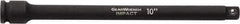 GearWrench - 3/4" Drive Standard Socket Extension - 10" OAL, Black Finish - USA Tool & Supply