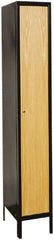 Hallowell - 1 Door, 1 Tier, Premium Wardrobe Lockers - USA Tool & Supply