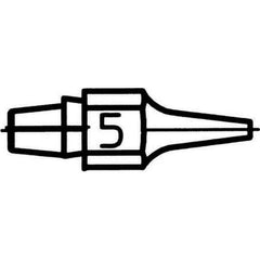 Weller - Soldering Iron Tips; Type: Desoldering Tip ; For Use With: DSX80; DXV80 ; Point Size: 0.7000 (Decimal Inch); Tip Diameter: 1.900 (Inch); Tip Diameter: 1.900 (mm) - Exact Industrial Supply