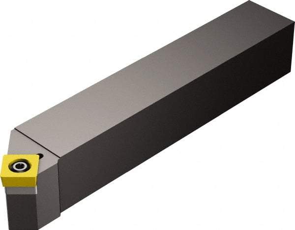 Sandvik Coromant - SSDC, Right Hand Cut, 45° Lead Angle, 25mm Shank Height x 25mm Shank Width, Neutral Rake Indexable Turning Toolholder - 150.02mm OAL, SCMT 12 04 08 Insert Compatibility, Series CoroTurn 107 - USA Tool & Supply