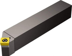 Sandvik Coromant - SSDC, Right Hand Cut, 45° Lead Angle, 25mm Shank Height x 25mm Shank Width, Neutral Rake Indexable Turning Toolholder - 150.02mm OAL, SCMT 12 04 08 Insert Compatibility, Series CoroTurn 107 - USA Tool & Supply