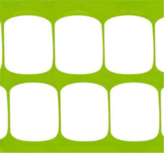 Tenax - 100' Long x 4' High, Yellow Roll Fence - 1-3/4" x 1-3/4" Mesh - USA Tool & Supply