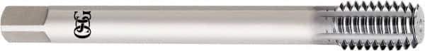 OSG - M18x1.50 Metric Fine 6H D11 Thread Limit Modified Bottoming Thread Forming Tap - High Speed Steel, TiCN Finish, 110mm OAL, 1-13/16" Thread Length, Right Hand Thread, Series 16350 - USA Tool & Supply