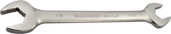 Paramount - 13/16" x 7/8" Standard Open End Wrench - 10" OAL, Double End, Full Polish Finish, 15° Head Angle - USA Tool & Supply