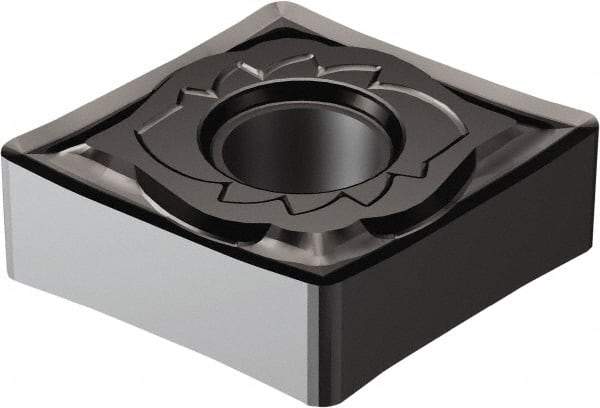 Sandvik Coromant - CNGG432 SGF Grade 1105 Carbide Turning Insert - TiAlN Finish, 80° Diamond, 1/2" Inscr Circle, 3/16" Thick, 1/32" Corner Radius - USA Tool & Supply