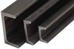 Value Collection - Channel Iron Material Specification: Low Carbon Steel Wall Thickness (Inch): 1/8 - USA Tool & Supply