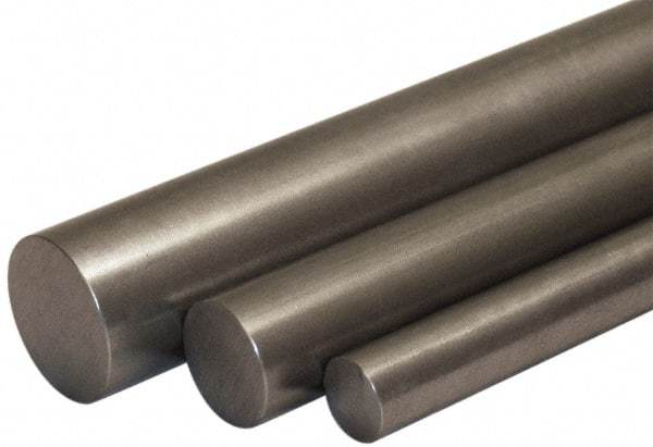 Value Collection - 1-5/8" Diam x 1' Long, 12L14 Steel Round Rod - Cold Finish, Mill, Steel - USA Tool & Supply