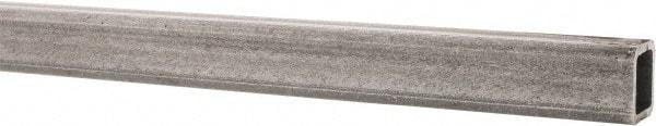 Value Collection - 1 Inch Square x 6 Ft. Long, Low Carbon Steel, Square Welded Tube - 0.12 Inch Wall Thickness, Low Carbon Grade - USA Tool & Supply