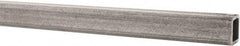 Value Collection - 1 Inch Square x 6 Ft. Long, Low Carbon Steel, Square Welded Tube - 0.12 Inch Wall Thickness, Low Carbon Grade - USA Tool & Supply