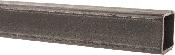 Value Collection - 1-1/2 Inch Square x 6 Ft. Long, Low Carbon Steel, Square Welded Tube - 0.12 Inch Wall Thickness, Low Carbon Grade - USA Tool & Supply