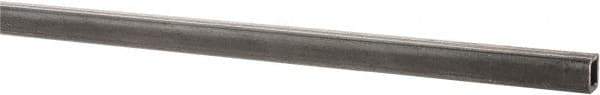 Value Collection - 1/2 Inch Square x 6 Ft. Long, Low Carbon Steel, Square Welded Tube - 0.06 Inch Wall Thickness, Low Carbon Grade - USA Tool & Supply