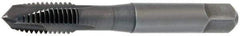 OSG - 1/2-20 UNF, 3 Flute, TiCN Finish, Powdered Metal Spiral Point Tap - Plug Chamfer, Right Hand Thread, 3-3/8" OAL, 1-21/32" Thread Length, 0.367" Shank Diam, 3B Class of Fit, Series 312NI - Exact Industrial Supply