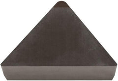 Hertel - SH-TPG322 Grade HT630BN PCBN Turning Insert - Uncoated, 60° Triangle, 3/8" Inscr Circle, 1/8" Thick, 1/32" Corner Radius - USA Tool & Supply