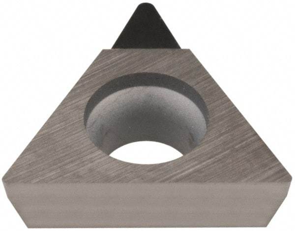 Sumitomo - NF-TPMX221 Grade DA2200 Polycrystalline Diamond (PCD) Turning Insert - Uncoated, 60° Triangle, 1/4" Inscr Circle, 1/8" Thick, 1/64" Corner Radius - USA Tool & Supply