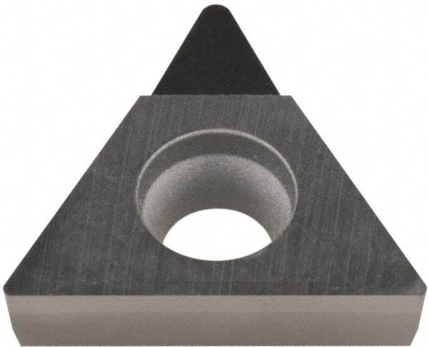 Hertel - HT-TCMX21.51 Grade HT420CD Polycrystalline Diamond (PCD) Turning Insert - Uncoated, Triangle, 1/4" Inscr Circle, 3/32" Thick, 1/64" Corner Radius - USA Tool & Supply