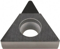 Hertel - HT-TCMX21.51 Grade HT420CD Polycrystalline Diamond (PCD) Turning Insert - Uncoated, Triangle, 1/4" Inscr Circle, 3/32" Thick, 1/64" Corner Radius - USA Tool & Supply
