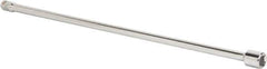 Paramount - 1/2" Drive Standard Socket Extension - 20" OAL, Chrome Finish - USA Tool & Supply