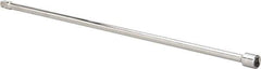 Paramount - 3/8" Drive Standard Socket Extension - 18" OAL, Chrome Finish - USA Tool & Supply