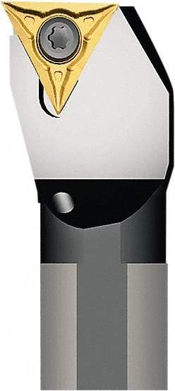 Seco - 16mm Min Bore Diam, 150mm OAL, 12mm Shank Diam, A-STFC Indexable Boring Bar - 21mm Max Bore Depth, TC.. 1102.. Insert, Screw Holding Method - USA Tool & Supply