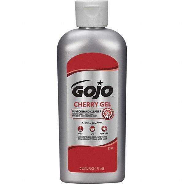 GOJO - 6 oz Bottle Gel Hand Cleaner - Red, Cherry Scent - USA Tool & Supply