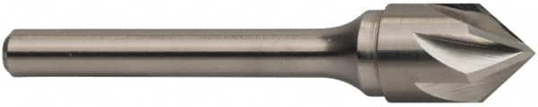 Keo - 5 Piece, 1/4 to 3/4" Head Diam, 82° Included Angle, Single End Countersink Set - USA Tool & Supply