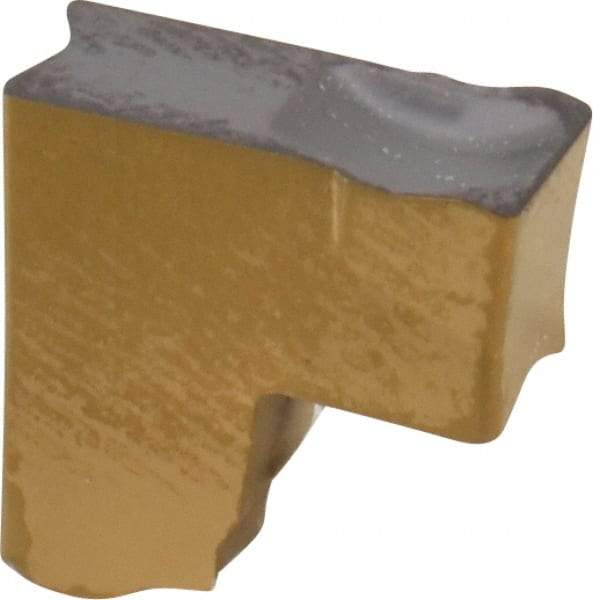 Iscar - TAG3 IC830 Grade, 0.118" Cutting Width, Carbide Cutoff Insert - 0° Neutral Lead Angle, 0.0079" Cnr Rad, TiAlN Coated - USA Tool & Supply