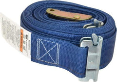 Kinedyne - 20' Long x 2" Wide, 835 Lb Basket Capacity, 1 Ply, Polyester Web Sling - Blue - USA Tool & Supply