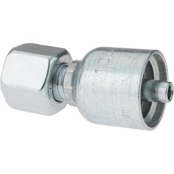 Parker - Female Steel Hydraulic Hose Swivel - -4 Hose Size, 1/4" Hose Diam - USA Tool & Supply