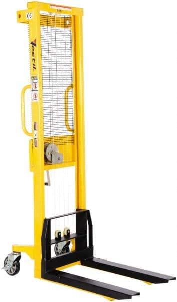 Vestil - 770 Lb Capacity, 59" Lift Height, Portable Workstation Manually Operated Lift - USA Tool & Supply