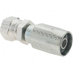 Parker - 5 Piece, 3/4-16 JIC, Reusable Hose Female Swivel Fitting - 13/32" Hose ID x 1/2" Hose OD - USA Tool & Supply
