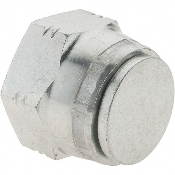 Parker - Male Steel Hydraulic Hose Coupler Dust Cap - -8 Hose Size, 1/2" Hose Diam - USA Tool & Supply