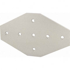 80/20 Inc. - 7-1/2" Wide x 4-1/2" High x 1/4" Long Open Shelving Joining Plate - USA Tool & Supply
