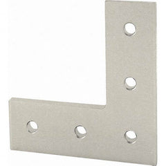 80/20 Inc. - 4-1/2" Wide x 4-1/2" High Open Shelving Joining Plate - USA Tool & Supply